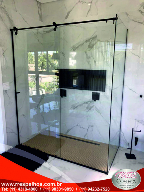 Box de Vidro para Banheiro de Apartamento São Paulo - Box de Banheiro Espelhado