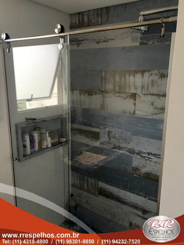 Box de Vidro para Banheiro Pequeno Valor Saúde - Box de Vidro até o Teto
