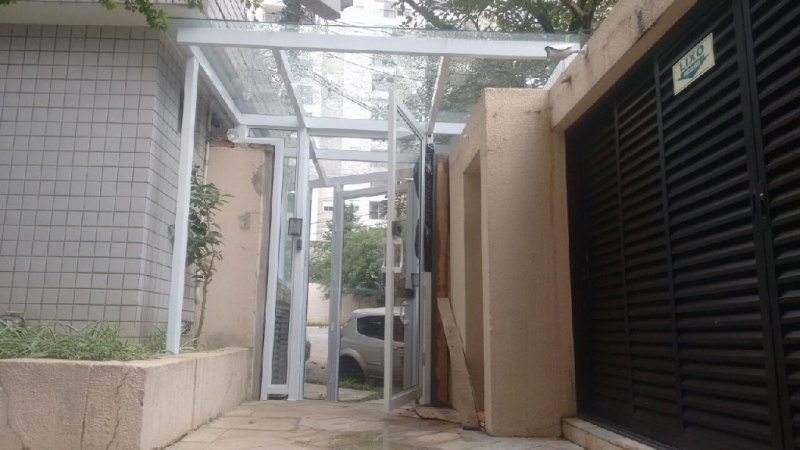 Coberturas em Vidro para Terraços Preço Campo Limpo - Cobertura de Vidro para Porta de Entrada