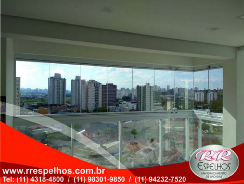 Cortina de Vidro área Gourmet Ibirapuera - Cortinas de Vidro para Terraços