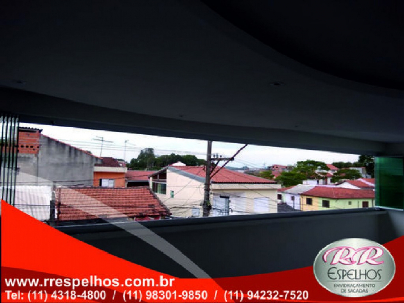 Cortinas de Vidro para Varanda Jardim Três Marias - Cortinas de Vidro para Varanda