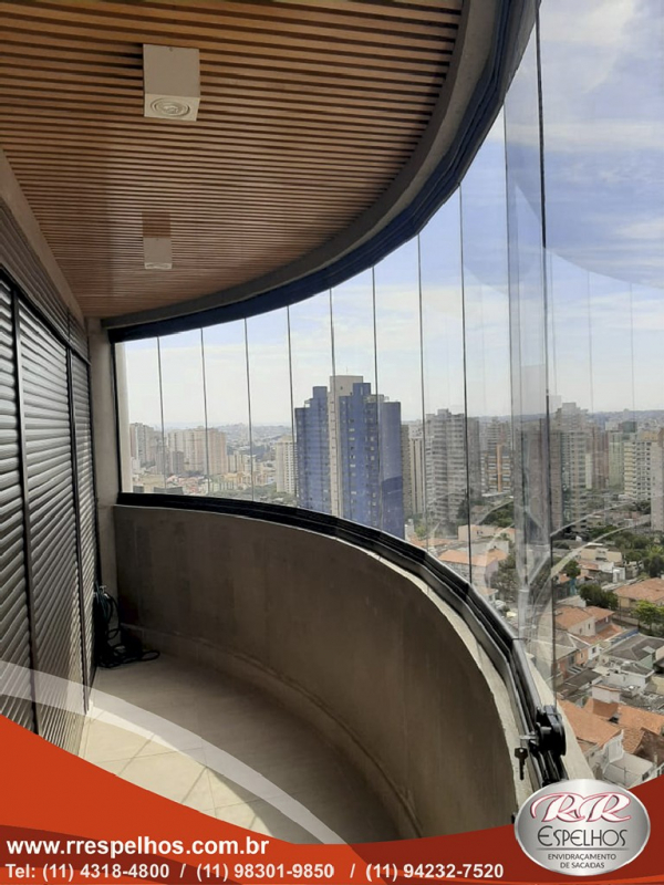Fechamento de Sacadas com Vidro Retrátil Ibirapuera - Fechamento de Sacada Retrátil