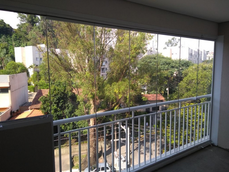 Fechamento de Varanda em Vidro Valor Casa Verde - Fechamento de Sacadas com Vidro Retrátil