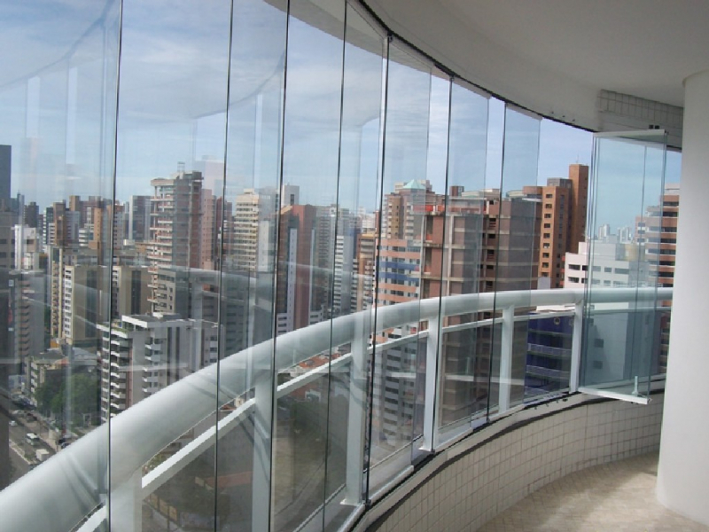 Fechamento de Vidro Varanda Peruíbe - Fechamento de Ambiente com Vidro