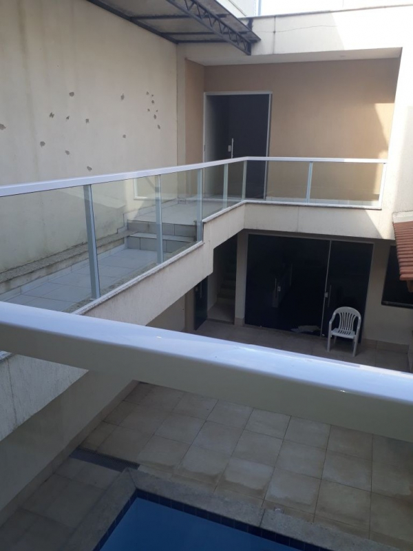 Guarda Corpo de Vidro para Escada Interna Jardim Caravelas - Guarda Corpo de Vidro com Aluminio