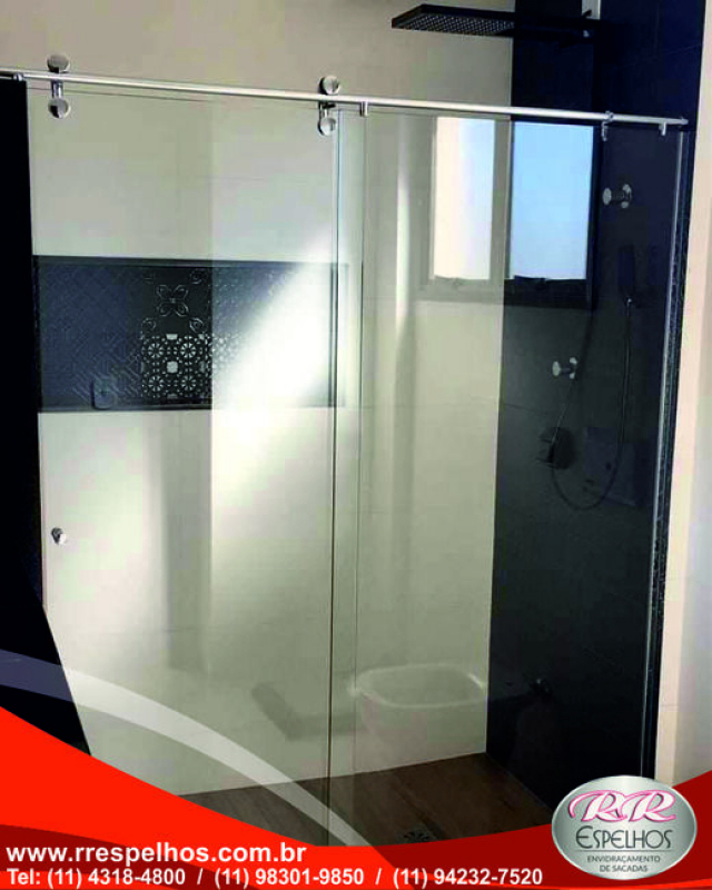 Quanto Custa Box de Banheiro Espelhado Vila São Francisco - Box de Vidro para Banheiro de Apartamento