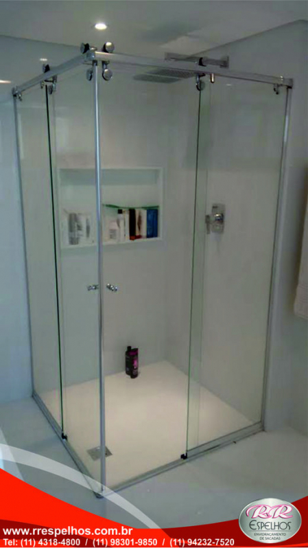 Quanto Custa Box de Vidro para Banheiro de Apartamento Itanhaém - Box de Vidro Elegance