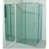 box de vidro temperado para banheiro Parque Colonial