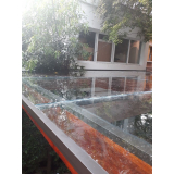 coberturas em vidro para terraços Campo Belo