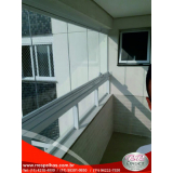cortinas de vidro para varanda preço Moema