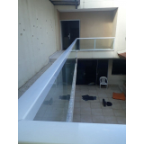 empresa que faz guarda corpo de vidro para escada interna Vila Sofia