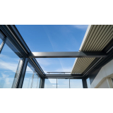 estrutura de alumínio para telhado de vidro Artur Alvim