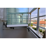 fechamento de varanda com cortina de vidro valores Chácara Monte Alegre