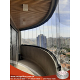 orçamento de fechamento de fachada com vidro Parque do Carmo