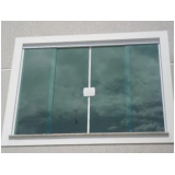 vidro temperado janela preço Vila Mascote